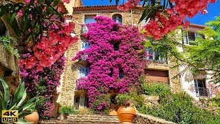 Bormes les Mimosas  The Most Beautiful Villages in France  A Flowery Village Full of Charm [upl. by Hanikahs]