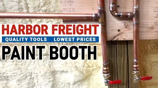 How to build an AIR DRYER  New Harbor Freight Paint Booth [upl. by Tades393]