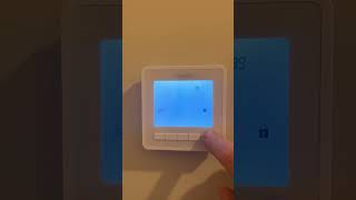 PIN LOCK your NEOSTAT heating heatmiser lock thermostat smarthome [upl. by Eatnom]