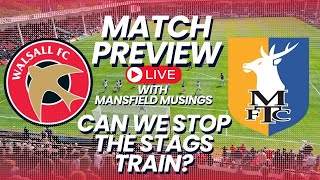 Mansfield v Walsall Match Preview [upl. by Aliac]