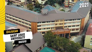 Saint Louis University BAGUIO Campus Tour  Baguio Drone Shots [upl. by Gilmore]