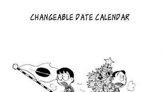 Doraemon Comic  Changeable Date Calendar Vol 03 Chapter 36 doraemon [upl. by Hatfield]