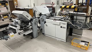 Folding machine Heidelberg Stahlfolder Ti 52 441 [upl. by Annauqal]