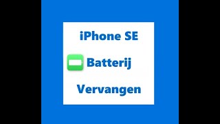 iPhone SE batterij vervangen  ✅ wwwiPhoneaccushopnl ✅ [upl. by Lladnor466]