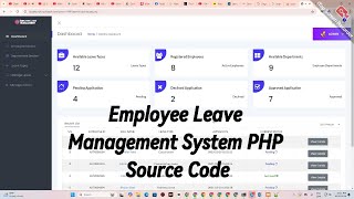 Employee Leave Management System Project in PHP MySQL with Source Code  Zola gaming [upl. by Waldemar536]