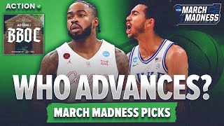 Can Duke CHALLENGE Houston in Sweet 16 NCAA Tournament amp March Madness Picks  BBOC [upl. by Hwu604]