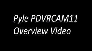 Pyle PDVRCAM11 Overview Video [upl. by Iveson]