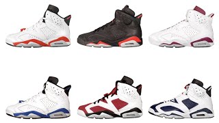 The Top 5 Jordan 6 Sneakers Of All Time [upl. by Crandale]