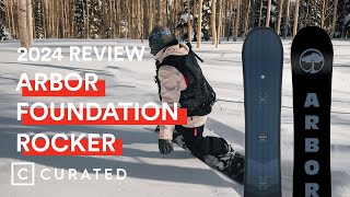 2024 Arbor Foundation Rocker Snowboard Review  Curated [upl. by Alyacim]