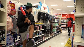 Playing Baseball In Target [upl. by Atnahc]