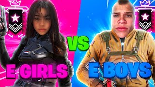 Can 5 Champion E GIRLS beat 5 Champion E BOYS Rainbow Six Siege [upl. by Haggerty]