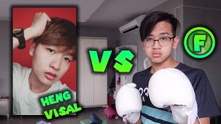 ហៅ Heng Visal វាយគ្នា Fa Seng VS Heng Visal [upl. by Lerej]