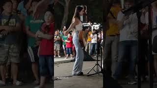 Sydney Superstar Busker Shirina Holmatova sings Raining in Manila amp Someone like You at Luneta Park [upl. by Natica]