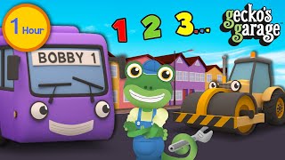 The Best of Geckos Garage  Learning Videos For Toddlers  Trucks For Children [upl. by Atsuj]