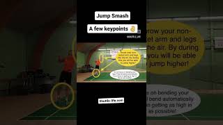 How to Do a Jump Smash in Badminton shuttlesmash badminton badmintonmatch [upl. by Ancel]