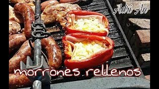 Morrones rellenos a la Parrilla  Locotes rellenos [upl. by Egni457]