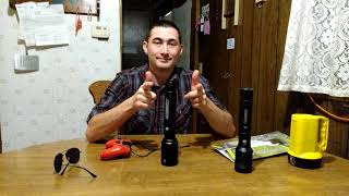 Guidesman 6000 Lumen Rechargeable FlashLight Review  Menards [upl. by Karlise325]