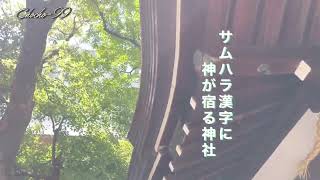 🦋サムハラ神社⛩️【大阪】宇宙最高神 天之御中主大神（アメノミナカヌシ漢字に神が宿り身を守る神社めぐり [upl. by Asle]