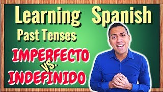 Learn SPANISH intermediate  difference between IMPERFECTO imperfect and INDEFINIDO simple past [upl. by Deni]