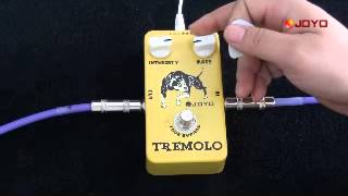 Joyo JF09 Tremolo Guitar Pedal [upl. by Ralip]