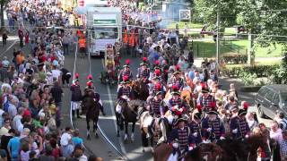 Cranger Kirmes 2012  Unfall beim Kirmesumzug  Scheuendes Pferd  hallohernede TV [upl. by Leamsi374]