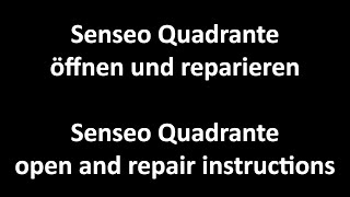 Philips Senseo Quadrante open and repair instructions öffnen und reparieren [upl. by Nenerb692]