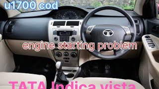 Tata Indica Vista starting problem  U1700 engine starting problem [upl. by Ynamreg]