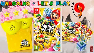 SUPER MARIO PARTY JAMBOREE  UNBOXING du PRESS KIT et LETS PLAY découverte sur NINTENDO SWITCH [upl. by Alf349]