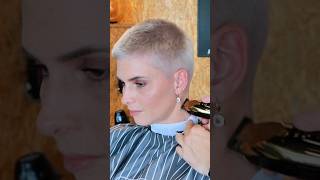 😱🤩 INCREDIBLE BUZZCUT MAKEOVER pixie haircut meets clippers shorts [upl. by Yvonne]