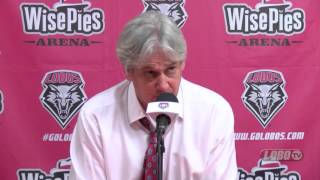 Lobo Basketball Postgame Press Conference Jan 16 2016 [upl. by Reginnej818]