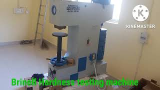 Brinell Hardness testing  HBW  Brinell Hardness test equipment  Mechanical engineering [upl. by Niabi534]