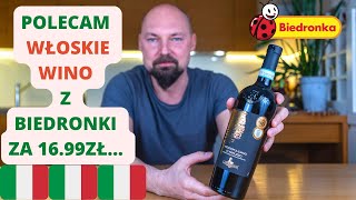 Dobre i niedrogie włoskie wino z Biedronki  Montepulciano dAbruzzo za 1699 2023 [upl. by Yun]