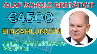 EILIGE AKTUALISIERUNG Einmalzahlung von 4500€ an alle Rentner überwiesen–Jetzt EMails überprüfen [upl. by Eanehs52]