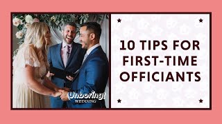 How to Officiate a Wedding For The First Time Your 10step Game Plan [upl. by Blunk913]