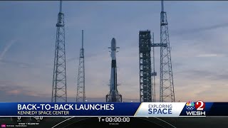 Backtoback rocket launches planned in Brevard County [upl. by Neirbo800]