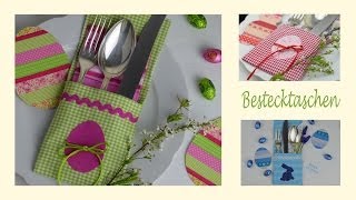 DIY Bestecktasche nähen und individuell verzieren [upl. by Attwood639]