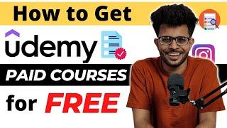 How to Get Paid Udemy Courses for Free with Certificate 🔥 😱 🤑 [upl. by Jobey]