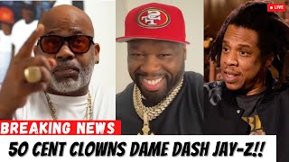 50 Cent CLOWNS Dame Dash For APOLOZING To JayZ [upl. by Neufer]