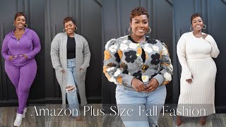 Amazon Fall Haul  Plus Size Fashion  Nita Danielle [upl. by Lapo]