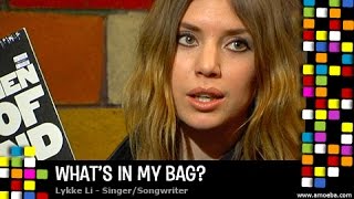 Lykke Li  Whats In My Bag [upl. by Tillford]