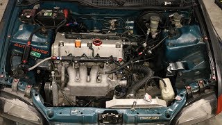 HOW TO K SWAP A CIVIC IN UNDER 10 HOURS [upl. by Tyra]