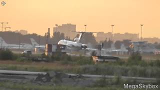 Tupolev Tu154m RA85042 Russia AIR FORCE landing at MoscowChkalovsky CKLUUMU [upl. by Vieva]