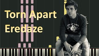 Eredaze  Torn Apart  Cover  Piano tutorial by Moussetime [upl. by Cooley]