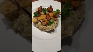 🍄‍🟫Pfifferlingsrisotto mit gratiniertem Spargel food music risotto viralshorts pfifferlinge [upl. by Ldnek664]