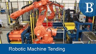 Industrial Robotic Machine Tending by Bastian Solutions [upl. by Leahcin797]