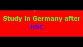 higher study in germany after HSC [upl. by Stalk]