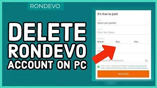 How to Delete Rondevo Account Close Rondevo Account on PC 2024 [upl. by Yrakcaz]