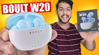 Boult Audio W20 Unboxing amp Review  Best Earbuds Under 1000 Rs  Gaming TWS [upl. by Ahsaeyt641]