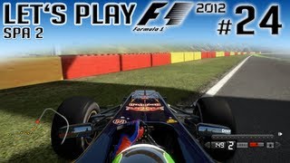 Lets Play F1 2012 COOP mit Dner 24  Unachtsamkeit  Spa 2 [upl. by Niffirg]