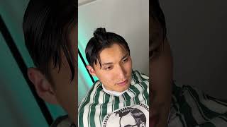 How to fix front hair cowlick 💇‍♂️💈📚 hairtips barber melbournebarber hairtransformation [upl. by Heppman]